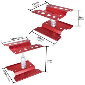 RC Car Stand Repair Work Station 360 Degree Rotation Lift Lower, RC Body Trimming Scissors Tray Tools for 1/8 1/10 1/12 1/16 Scale Traxxas TRX4 Axial Arrma Redcat Losi RC Crawler Monster Truck Buggy
