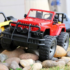 UXRPTU Car Toy 1:16 Off-Road Military Fighter Friction Powered Toy Vehicle with Fun Lights and Sounds