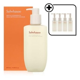 Sulwhasoo 설화수 순행 클렌징 오일 200ml+200ml (200ml+50mlx4개) - 세안제 (AD) Sulwhasoo Gentle Cleansing Oil 200ml+200ml (200ml+50mlx4) - Cleanser (AD)