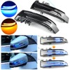 QKLsudua 2pcs Dynamic Sequential Blink Compatible with Be-nz W204 CLA