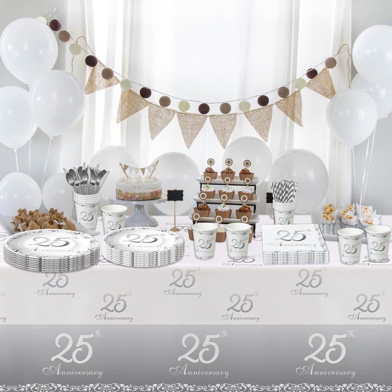 APOWBLS 25th Anniversary Wedding Party Tablecloth (2)