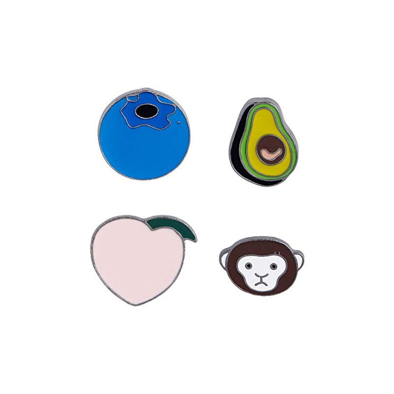 Flairs New York Broche de solapa esmaltado hecho a mano