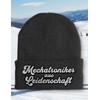 tshirtladen Mechatroniker aus Leidenschaft – Bestickte Beanie Mütze – One