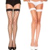 Music Legs Fishnet Knee High Stockings Fishnet Tights Above Knee