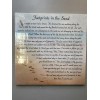 Footprints In the Sand picture frame 24x24