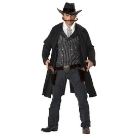 California Costumes Adult Gunfighter Western Costume, Medium Black
