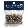 Realeather Furniture Tacks, 48/pk, Antique Brass