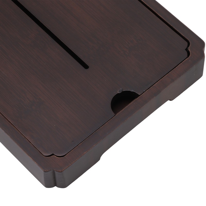 Chinese Water Storage Drainage Tea Tray Bamboo Simple Decorative Robust