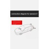 Ekylin 4 Parking Sensors LED Car Auto Backup Reverse Rear