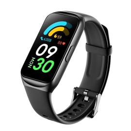Fitness Tracker Watch, Activity Tracker with 1.47" TFT Screen, Heart Rate, Sleep Monitor, 100+ Sports Modes IP68 Waterproof, Step Count, Pedometer Compatible with Android iOS (Midnight Black)