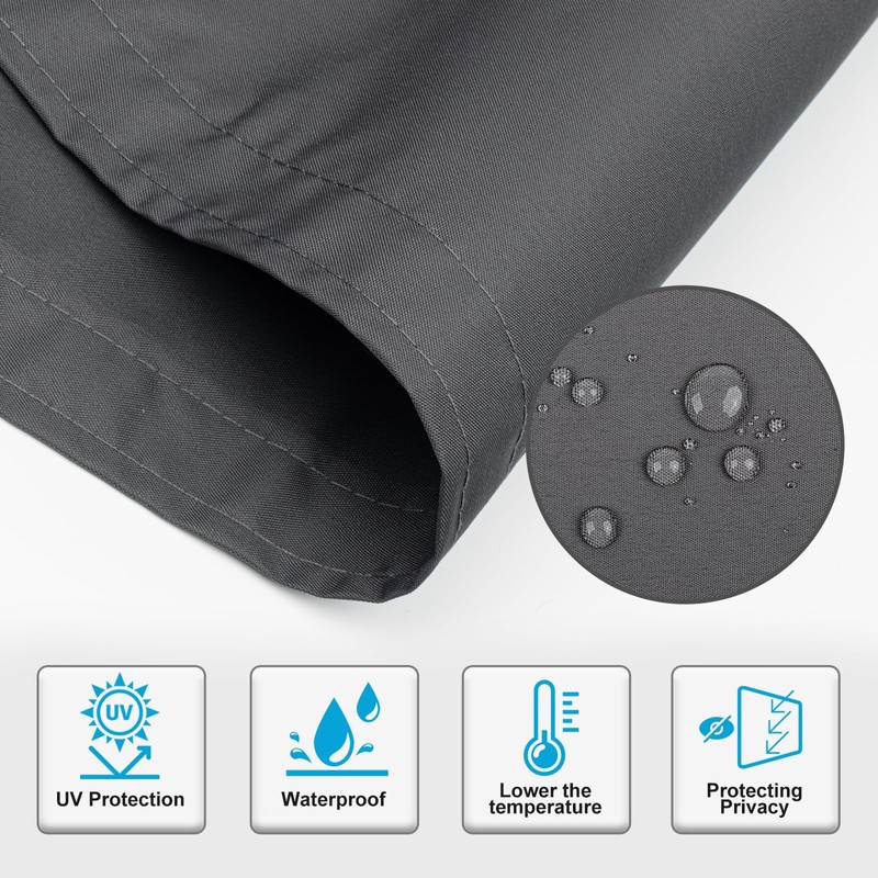 Sunnylaxx Balcony Privacy Screen, Balcony Cover, 75 x 500 cm,
