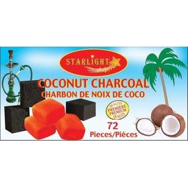 Starlight Coconut Shell charcoal Cubes 72 pc