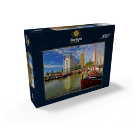 MyPuzzle Oudehaven with The Witte Huis, Rotterdam, South Holland, Netherlands with Buildings - Premium 1000 Piece Jigsaw Puzzle for Adults