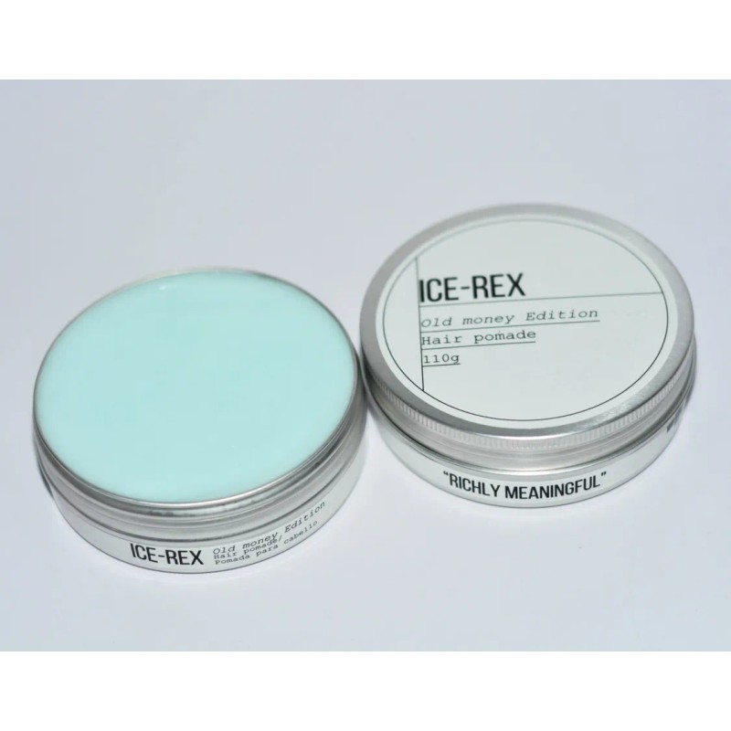 Ice-rex Pomada Cera Para Cabello Base Agua Old Money (110g)