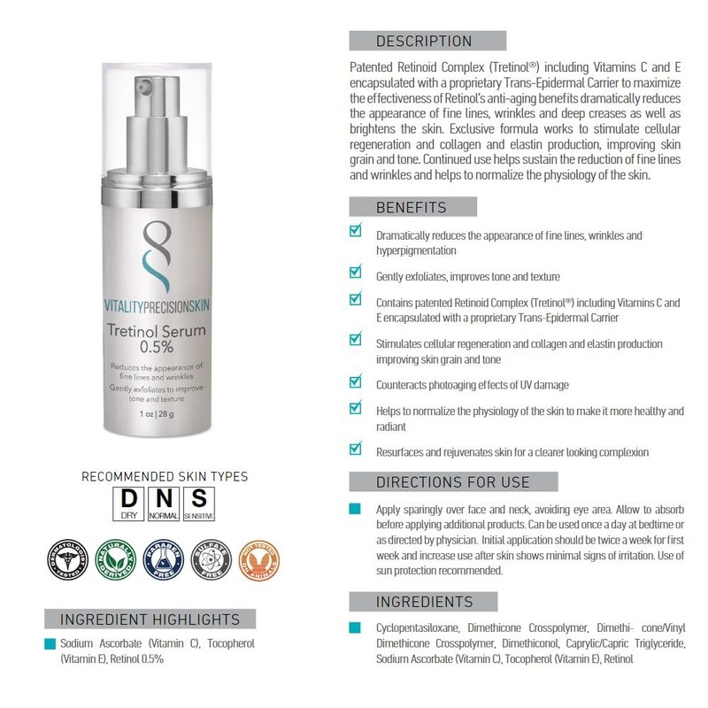 Precision Skin RX Vitality Tretinol Gel 0.50%