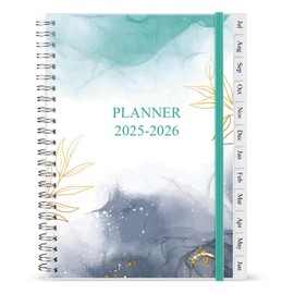 2025-2026 Weekly & Monthly Planner - 2025-2026 Planner from July 2025 to June 2026, Easy to Organize Your Daily Life, Medium 6.5" x 8.5", Teal