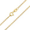 Simple Thin 2MM 14K Yellow Gold Plated .925 Sterling Silver