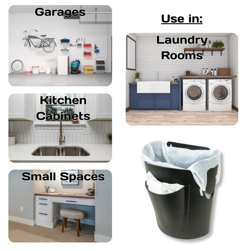JAK Industrial Mountable Grocery Bag Trash Can – Reuse Standard