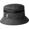 Kangol Distressed Cotton Mesh Bucket Navy, black
