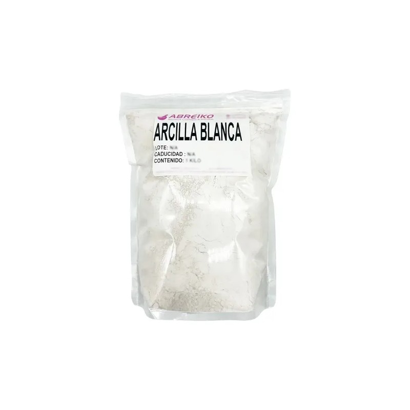 Arcilla Blanca 1 Kilo Tipo de piel UNIVERSAL