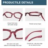 BLUELESS Oval Lens Reading Glasses for Women 10-pack Design Readers