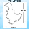 Auktosmn Goose Cookie Cutter with Bow- 4" - Dishwasher Safe