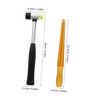 VILLFUL 2pcs Ring Tools Set Ring Mandrel Jewelry Hammer for