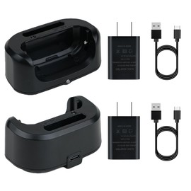 TIDRADIO TD-M11 Walkie Talkie Charger, Original Desktop Charger Base for TD-M11 Two Way Radio with USB Charging Cable and Power Adapter(2 Packs)