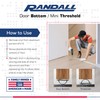 36" Mini Threshold or Door Bottom 1 1/4" Wide 3/8"-1/2"