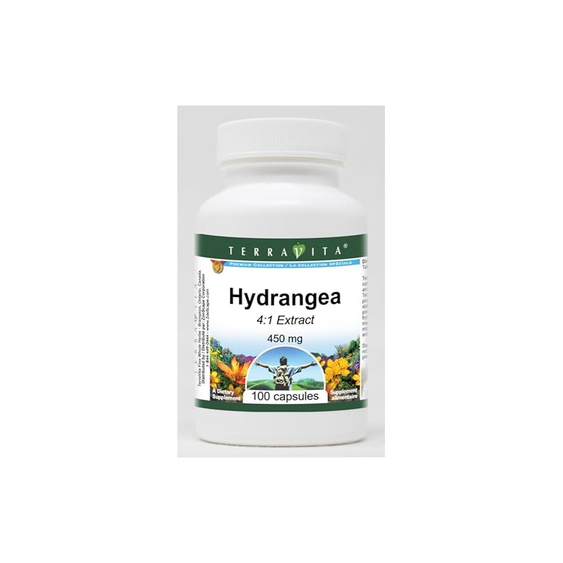 Hydrangea 4:1-450 mg (100 Capsules, ZIN: 520552)