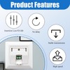 Fibre Optic Junction Box 1x Duplex LC-APC Keystone LWL Surface-Mounted