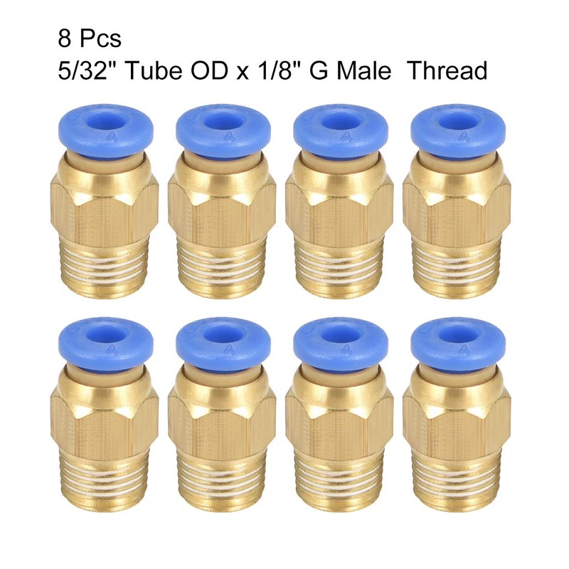 sourcing map Pneumatic Quick Connect Screw G 1/8 Inch Male