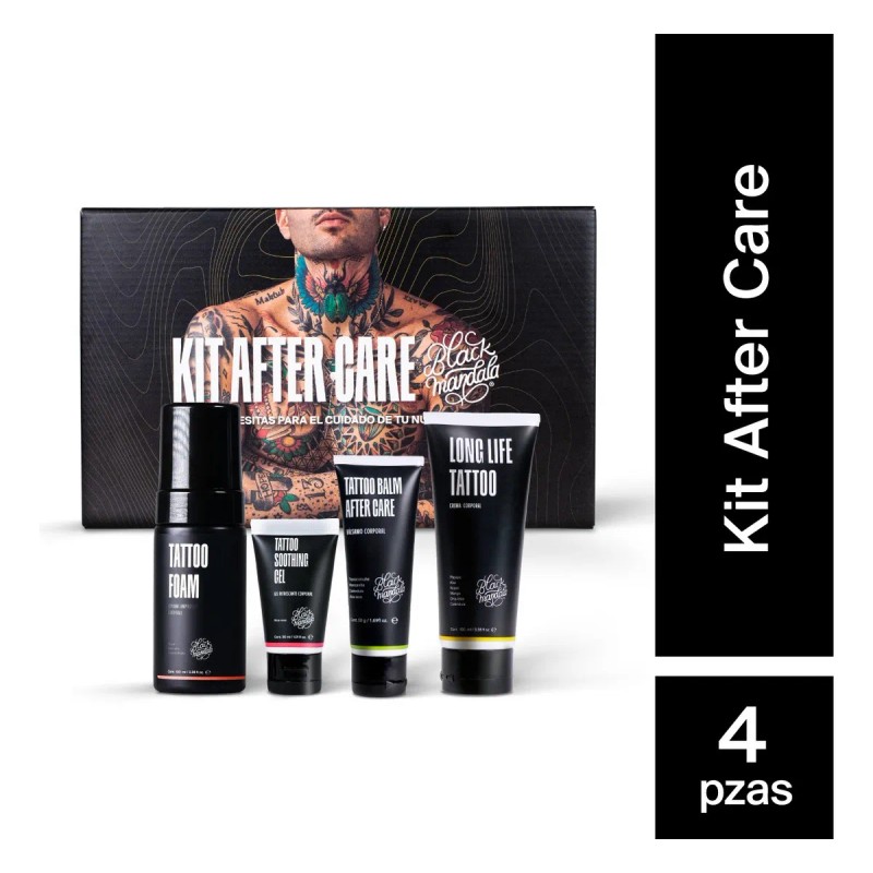 Kit After Care Tattoo Cuidado Del Tatuaje Black Mandala