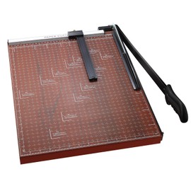 Paper Cutter Heavy Duty 18" Cut Length Professional Large Paper Cutter 12-Sheet Capacity Guillotine Paper Cutter for Cardstock, Safety, Efficience, Wide Use for Office, School, Home (A2-A7)