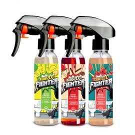 Kung Poo Fighter Toilet Spray Variety Pack (2oz, Pack of 3) - USA Made Before You Go Toilet Bowl Spray | Bathroom Poop Air Freshener Odor Eliminator Funny Gift