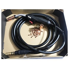 Miller 250 amp 169598 .030"-.035" Replacement Mig Welding Gun Torch Stinger M-25 15 ft M25 (Add .035" Mig Kit)