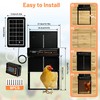Automatic Chicken Coop Door Solar Powered with Remote Control Setup
