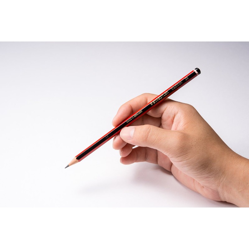 Staedtler Tradition 110 Graphite Pencil 4B Black/red