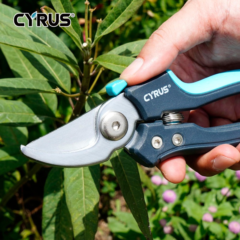 CYRUS Garden Shears, Portable Pruning Cutter Approximately 7 Inches