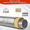 4Inch 25 Feet R4.2 Insulated Flexible Duct | High-Efficiency Thermal
