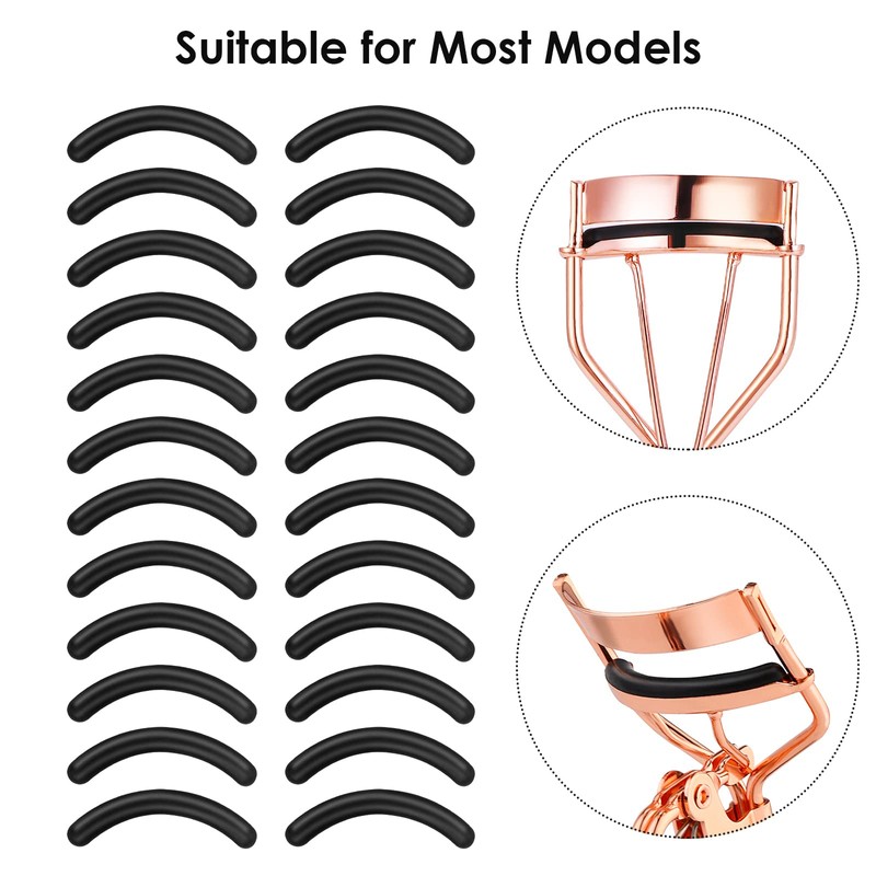 Sibba 50 Pieces Eyelash Curler Pads, Curler Refills Eyelash Refill