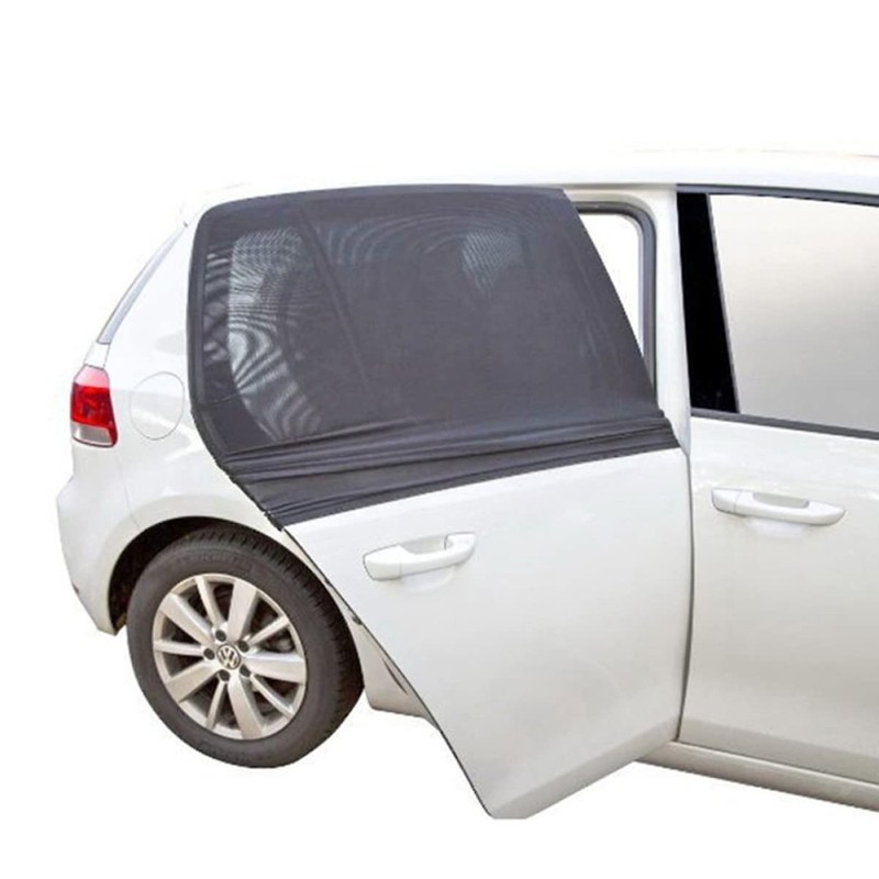 ULTECHNOVO 3sets Car Window Mesh Sun Shade Car Blackout Window