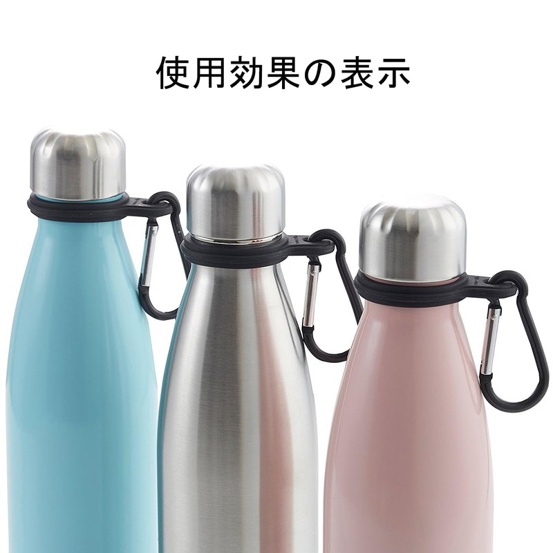 LUYING Plastic Bottle Holder, Carabiner, Bottle Holder, Aluminum, Metal, Rust