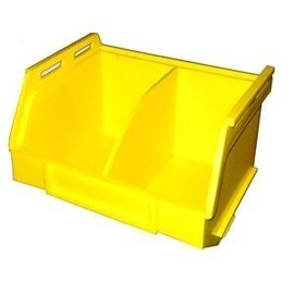 Kabi PB16 Plastic Storage Box/Parts Bin - Yellow Pack of 10