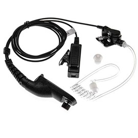 vhbw Headset with push-to-talk microphone suitable for Motorola DP3600, DP3601, XiR P8200, XiR P8208, XiR P8260, XiR P8268, XPR 4500, XPR 6100 radio