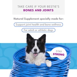 Artripet Joint Support Supplement with Natural Ingredients - Chondroitin, Glucosamine, Hydrolyzed Collagen - Chicken Flavor for Dog Bone and Wellness Enhancement