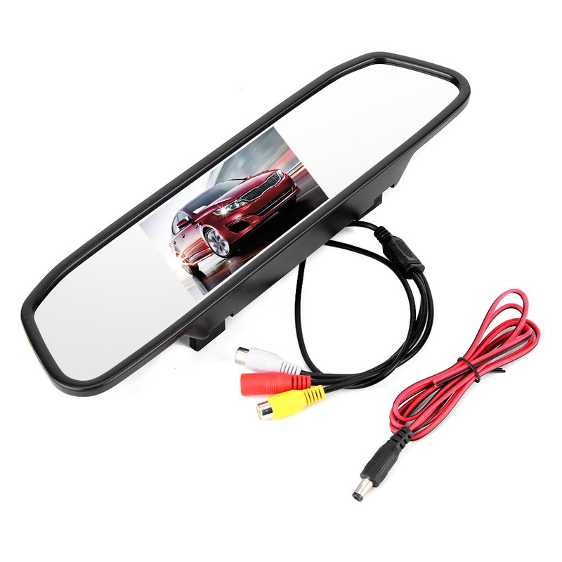 4.3in Car Rearview Mirror Monitor HD TFT LCD Screen 2