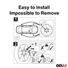 OMAC Wheel Lock Kit for Honda CR-V M12X1.5 Nut Chromed