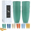 PYRMONT Wheat Straw Cups - 20oz Unbreakable Kid Tumbler Set