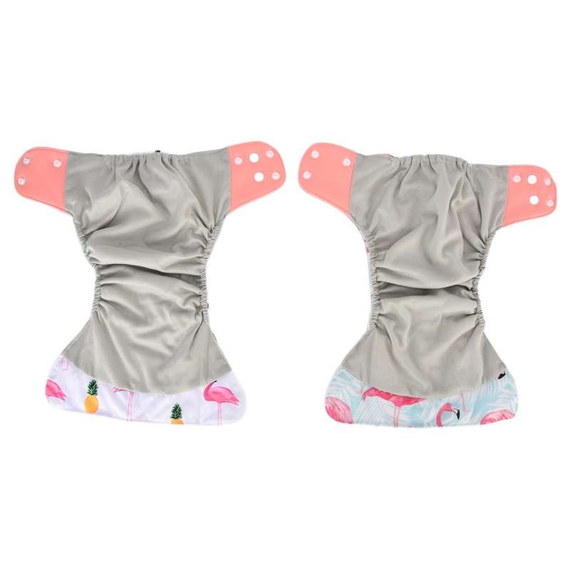 4 Pcs Baby Cloth Diapers Adjustable Washable Reusable Diapers for